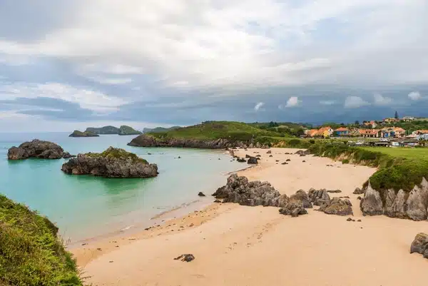 Foto de la playa de Borizo, en Celorio, LLanes.