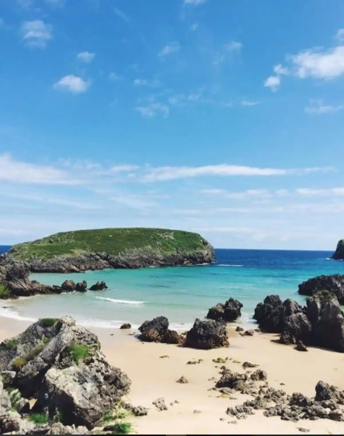 Imagen de la playa de Sorraos.