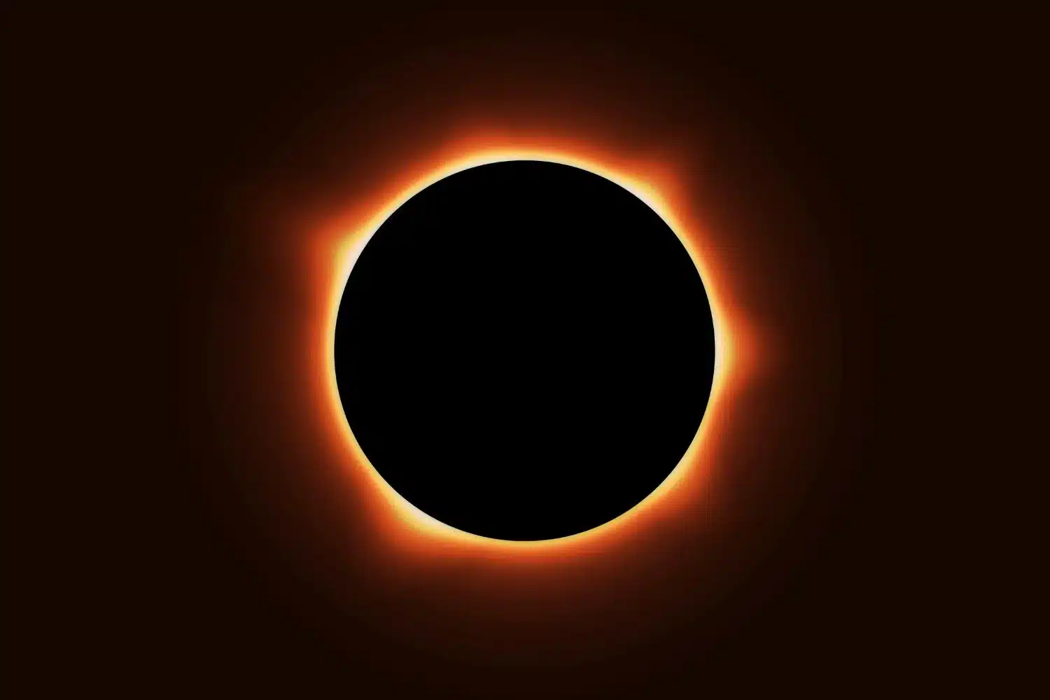 Foto de un eclipse similar al eclipse total 2026 en Asturias
