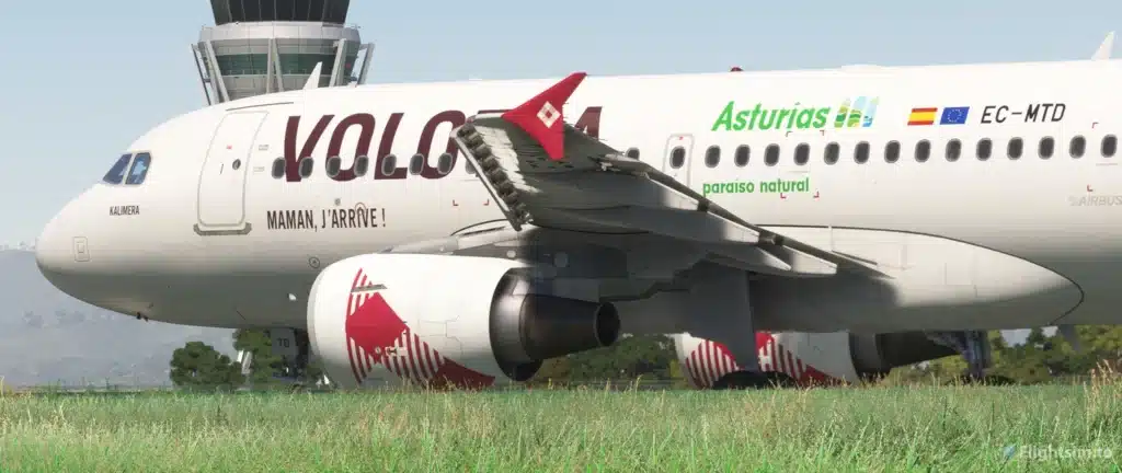 Imagen de un Airbus A319 de Volotea.
