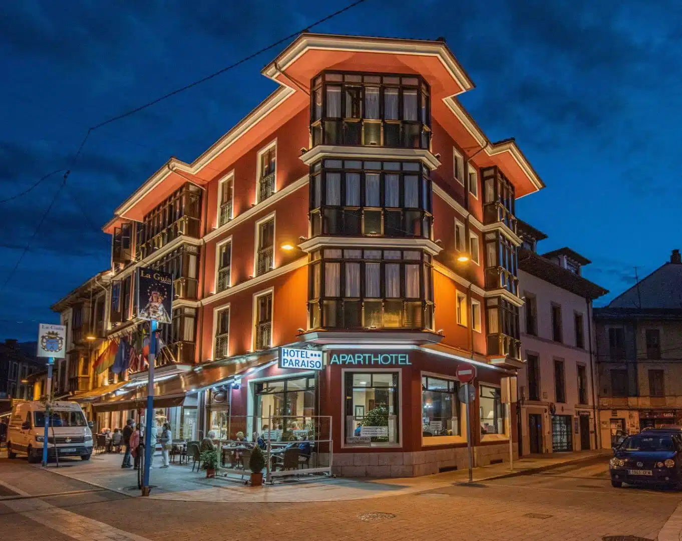 Imagen de la fachada del Gran Hotel Paraíso