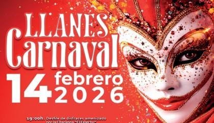 Cartel oficial del carnaval de llanes 2026