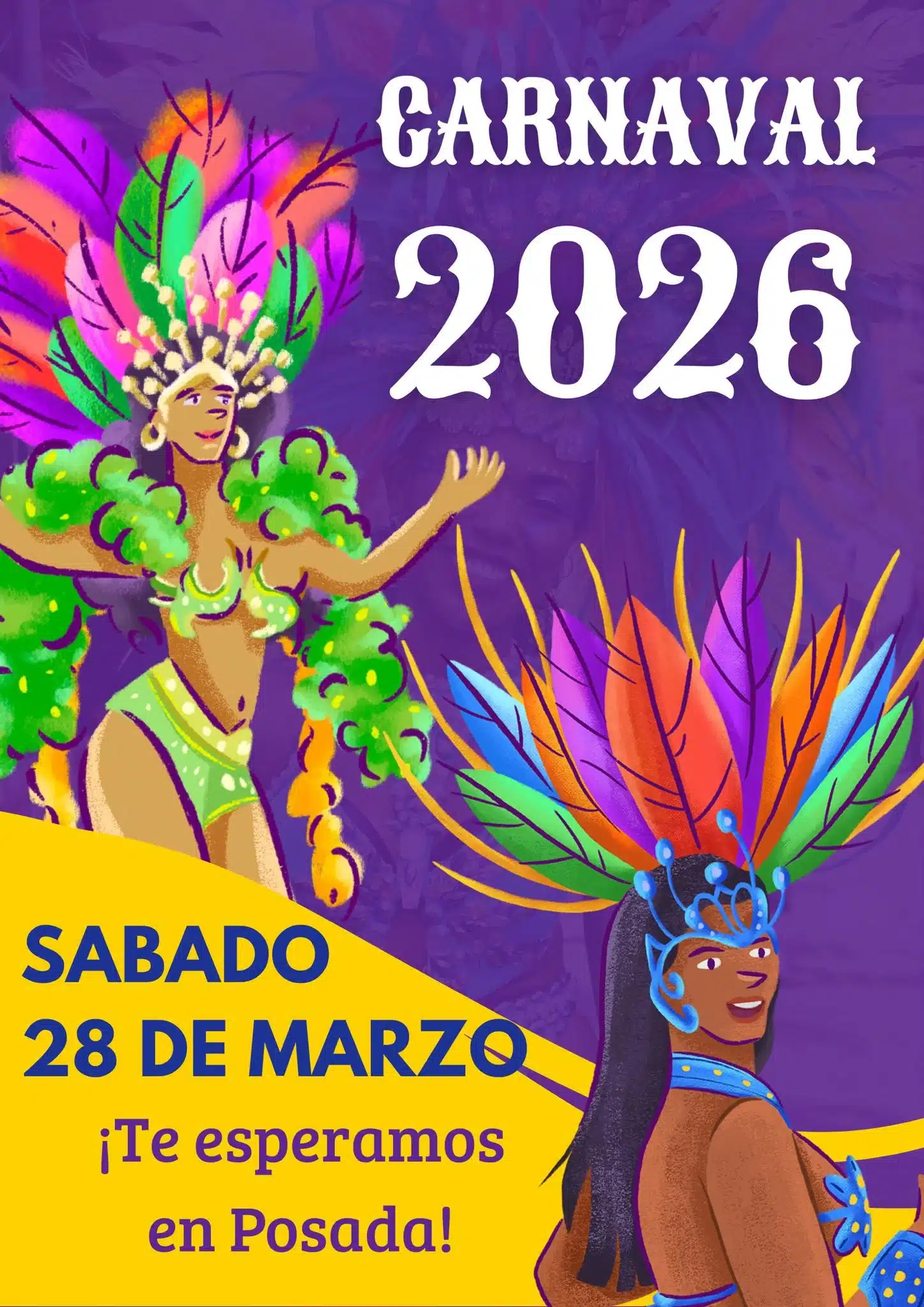 Cartel provisional del Carnaval de Posada 2026