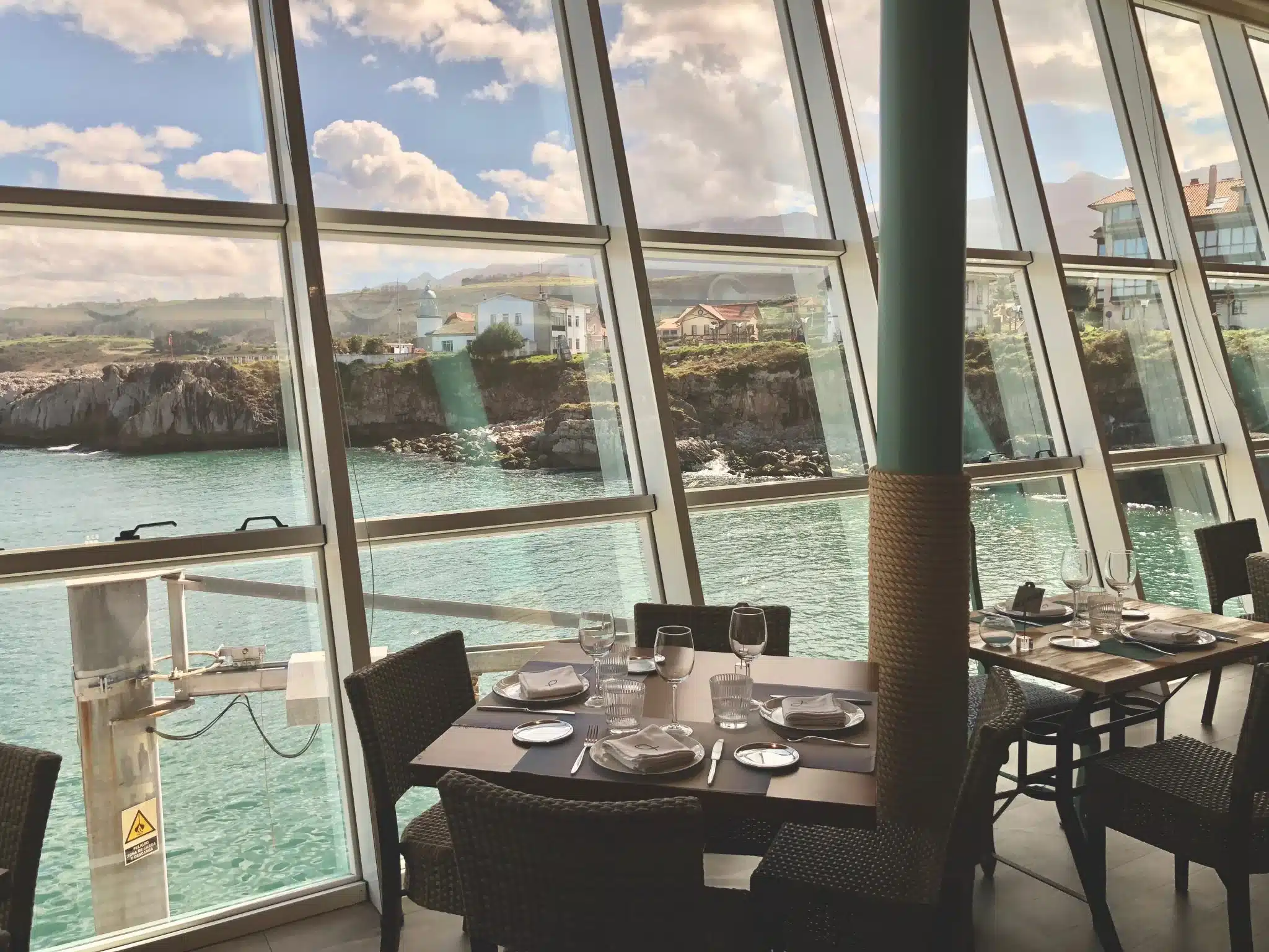 Imagen de las vistas que ofrece la Taberna Marinera El Balamú