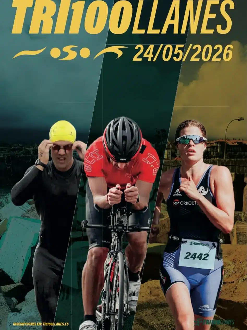 Cartel oficial del Tri100 Llanes 2026