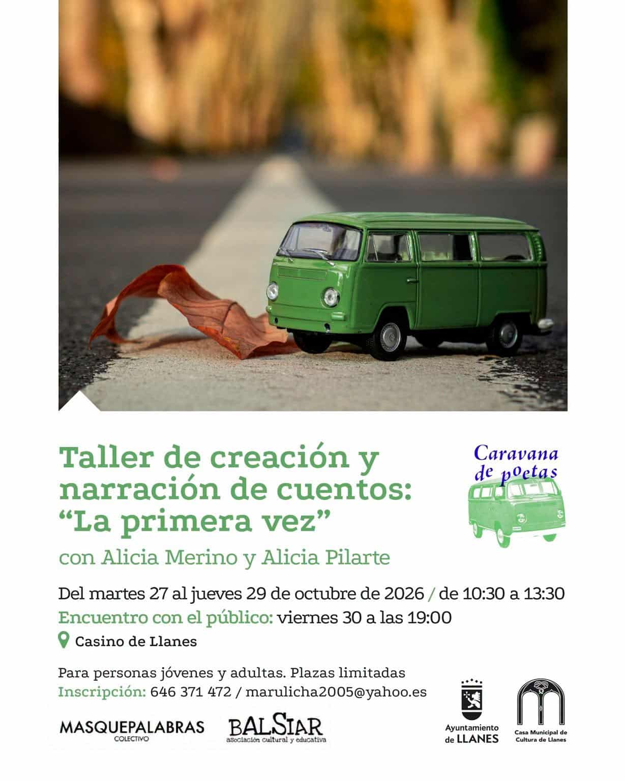 Taller de creación y narración de cuentos