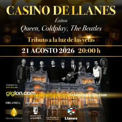 Concierto Tributo a la Luz de las Velas Llanes