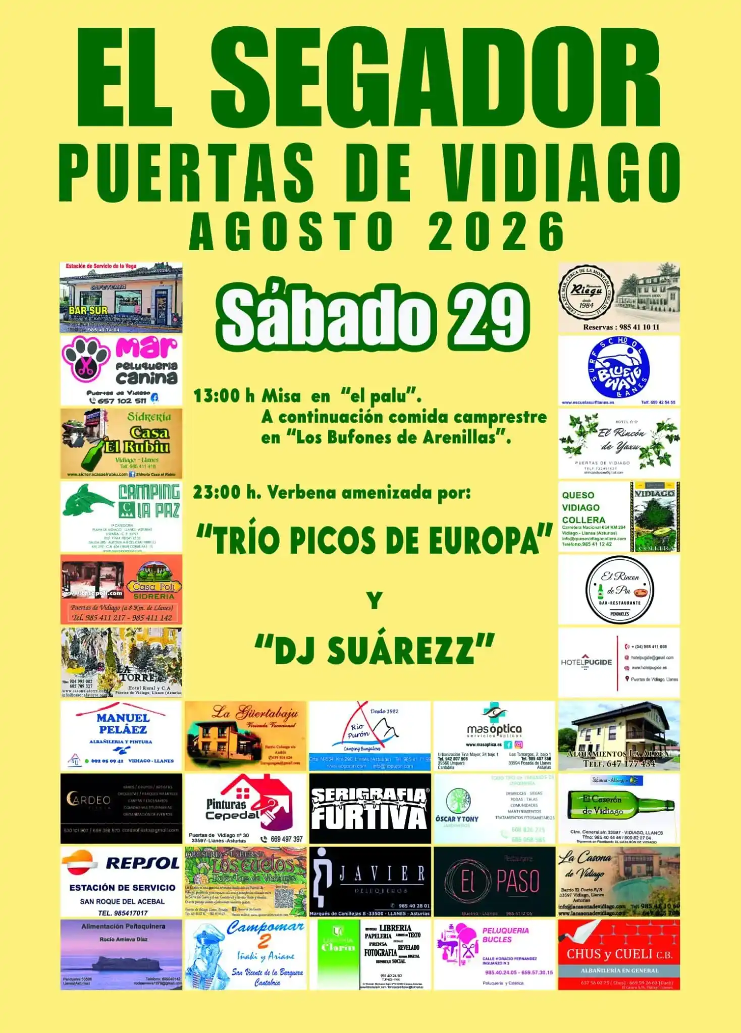 Fiesta del Segador 2026 (Puertas de Vidiago)
