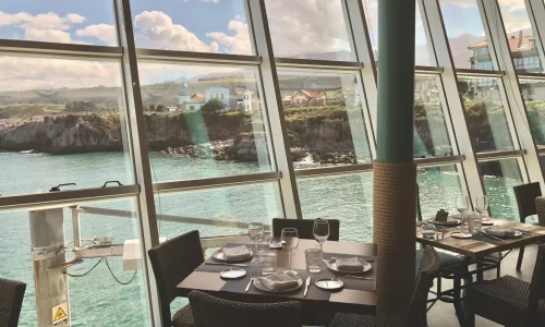 Imagen de las vistas que ofrece la Taberna Marinera El Balamú