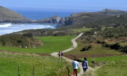 Imagen de la senda costera de llanes