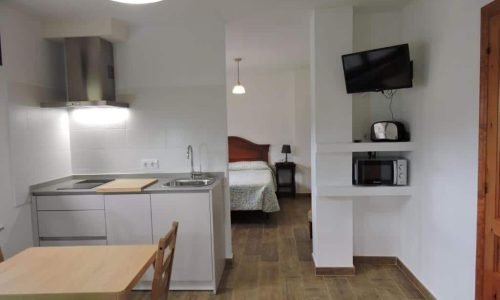 Imagen de uno de los apartamentos del Hotel Casa Pancho