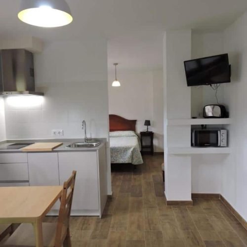 Imagen de uno de los apartamentos del Hotel Casa Pancho