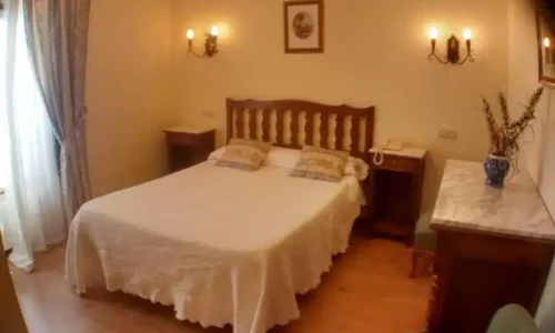 Habitación doble del Hotel Rural Ovio