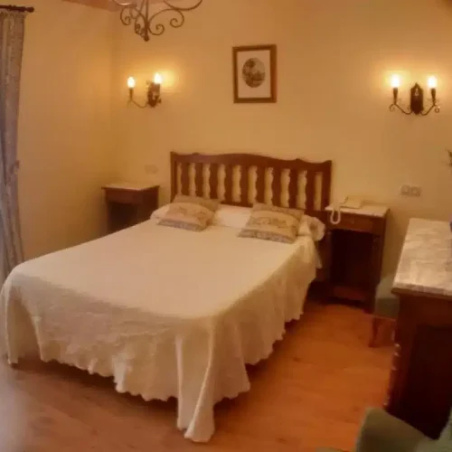 Habitación doble del Hotel Rural Ovio