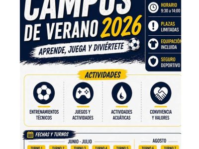 Campus de futbol de verano posada de Llanes