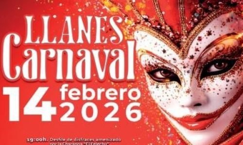 Cartel oficial del carnaval de llanes 2026