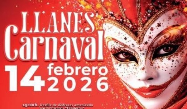 Cartel oficial del carnaval de llanes 2026