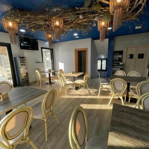 Imagen del comedor del Hotel A Mares