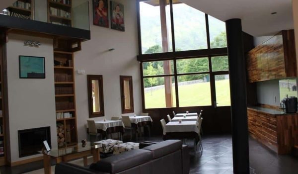 Comedor y salón del Hotel La Quintaesencia