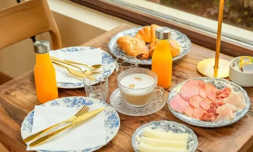 Desayuno del Hotel Indiana Boutique