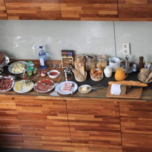 Desayuno buffet del Hotel La Quintaesencia