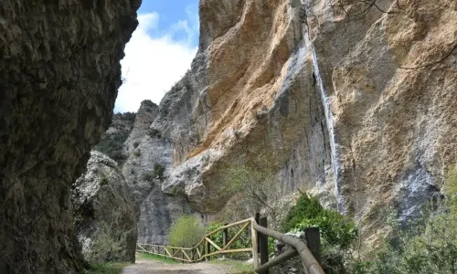 Imagen del desfiladero en la Ruta del Río Purón