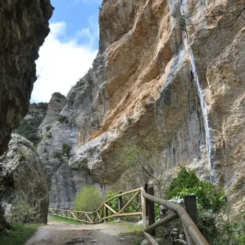 Imagen del desfiladero en la Ruta del Río Purón