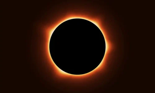 Foto de un eclipse similar al eclipse total 2026 en Asturias