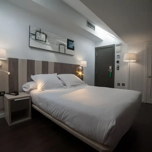 Habitación 4 del Hotel La Palma de Llanes.