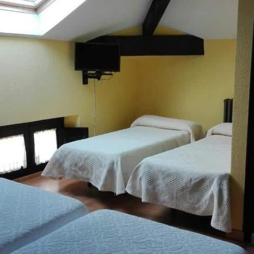 Habitación familiar del Hotel Casa de Indianos