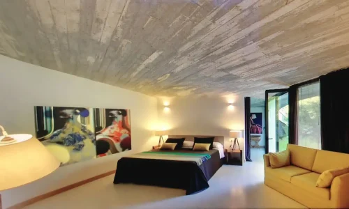 Habitación del Hotel CAEaCLAVELES.