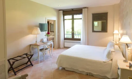 Habitación del Hotel Rural Arpa de Hierba.