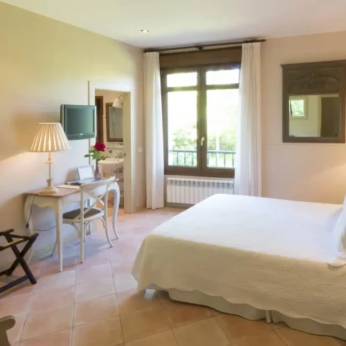 Habitación del Hotel Rural Arpa de Hierba.