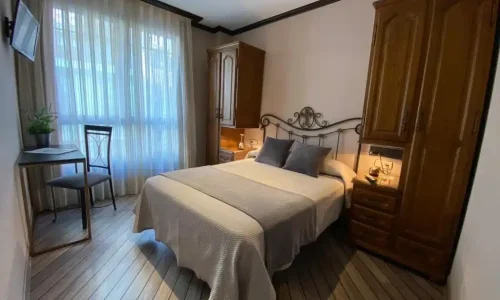 Imagen de una de las habitaciones del Hotel Los Molinos
