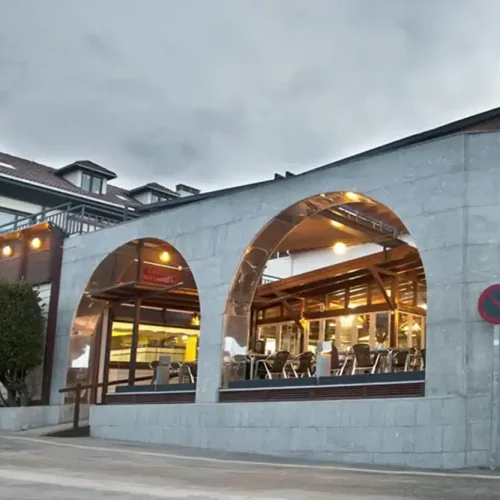Imagen panorámica del hotel Kaype Quintamar en Barro, Llanes.