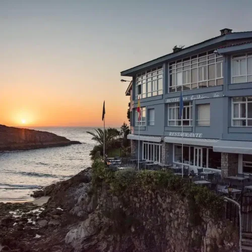 Puesta de sol desde el Hotel Sablón.