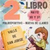 Cartel oficial de la II Feria del Libro Valle de San Jorge