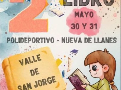 Cartel oficial de la II Feria del Libro Valle de San Jorge