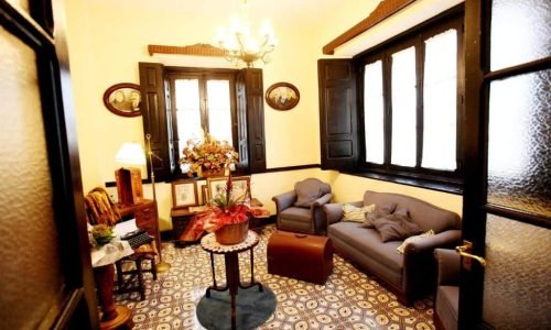 Zonas comunes interiores del Hotel Casa de Indianos