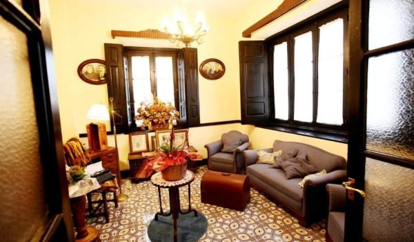 Zonas comunes interiores del Hotel Casa de Indianos