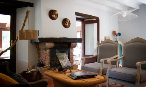 Salón del hotel La Casona de Nueva