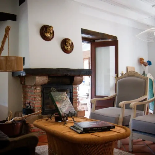 Salón del hotel La Casona de Nueva