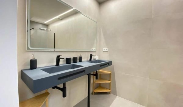 Baño de una de las habitaciones de La Casa de Hierba