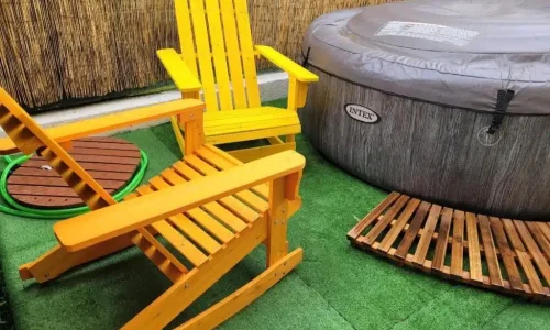 Zona de Spa/Piscina de la villa chloe