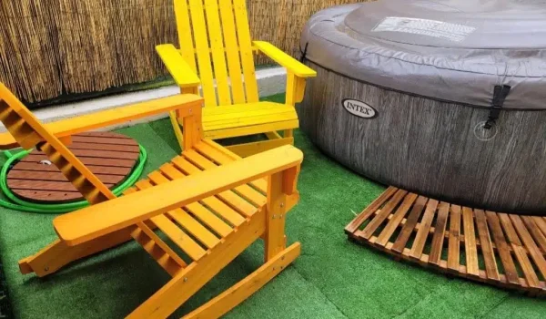 Zona de Spa/Piscina de la villa chloe