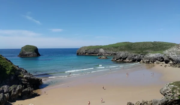Imagen de la playa de Troenzo.