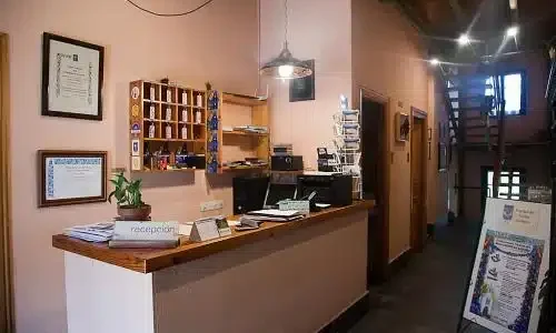 Recepción del Hotel Cuevas del Mar