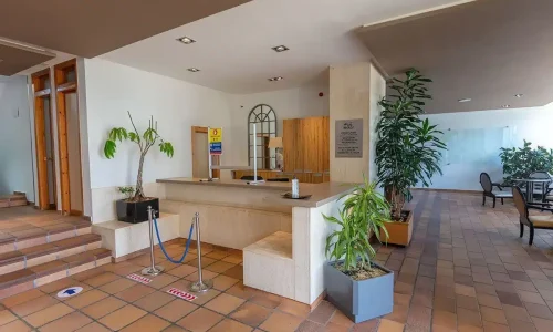 Recepción del Hotel Miraolas.