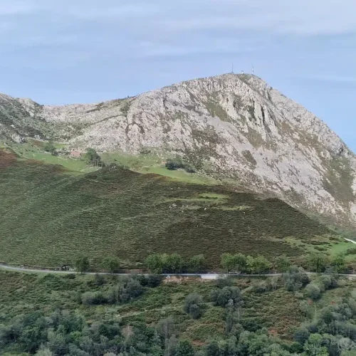 Imagen de las vistas en la subida al Pico La Muezca