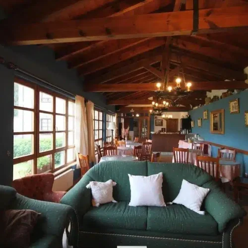 Imagen del salón comedor del Hotel Rural Ovio